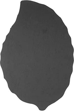 PRETYZOOM Bandeja De Barbacoa De Pizarra Natural Forma De Plato Para Sushi Postres y Carnes Para Presentaciones Fiestas y Reuniones