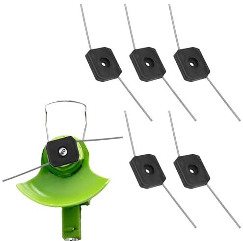 5 Pcs String Trimmer Head 150mm Trimmer Line Lightweight Portable Trimmer Head Replacement Parts Garden Tool Strimmer Accessories for Electric Grass Trimmers Trimming Gardens Lawns Crops