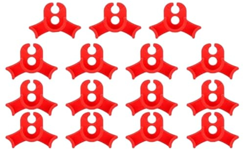 Qsvbeeqj Paquete de 15 clips de flexión para plantas de bajo estrés, clip ajustable para entrenamiento de plantas para mejorar la salud de las plantas y un mejor instrumento de crecimiento para el