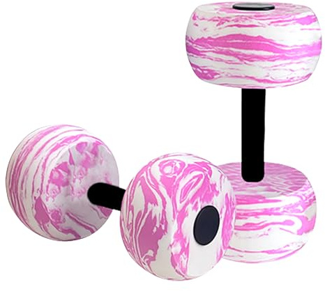 Aqua Dumbbells, Foam Equipment for Water Sports, Pack of 2 Aqua Fitness Resistance Weights for Adults, Men, Women, Children, Training, Swimming, Jogging, Sports, Gym, Home