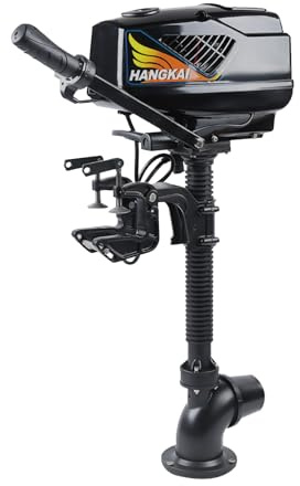 WFIETN Motore fuoribordo elettrico, 48 V, 1000 W, motore elettrico fuoribordo con velocità di rotazione brushless di 3700 giri/min, per piccole barche