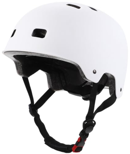 VOSAREA Casque de Skate pour Garçon et Filles Ventilation et Boucle Réglable, Protection Légère en Abs pour Trottinette et Activités Extérieures