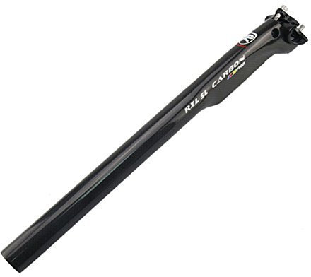 RXL SL Tige de Selle 31.6 Carbon Tige de Selle en Carbon 31.6*350mm Offset 25mm 3K Brillant