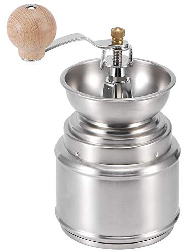 Moulin à café, manuel Portable facile à utiliser en acier inoxydable réglable outil de cuisine domestique pour noix de muscade pour grain de café