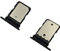 jbTec Dual SIM-Tray kompatibel mit Google Pixel 6 - Kartenhalter Slot Schlitten Card Rahmen Simkarte Fach, Farbe:Schwarz