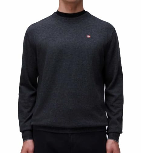 Napapijri grå ulltröja, Grått, 3XL