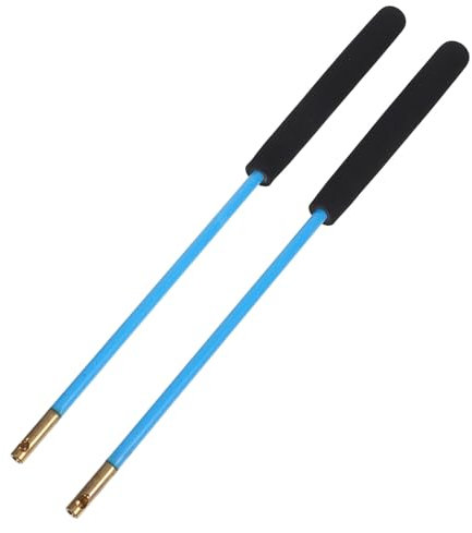 Yardwe Jonglierkeulen Chinesische -diabolostäbe 2 Stück Diabolo-handstäbe Ersatz Für Diabolo-Saiten-jonglier-diabolostab Zum Spielen Von -ballspielen Himmelblau 35 cm