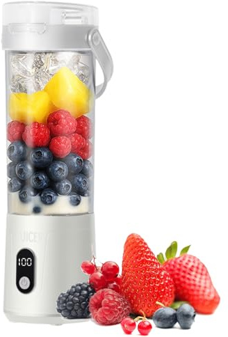 Exprimidores,Exprimidores de Verduras y Frutas - Licuadora Portátil con Pantalla Digital Gran Capacidad Electrodomésticos Cocina para Naranja Cítricos Limón Viaje Picnic