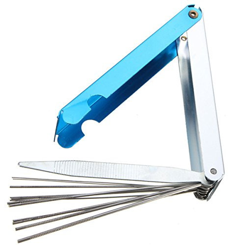 MASUNN 13 in 1 Punta di Saldatura Ugelli di Taglio Cleaner Ago File Set Acciaio Inox Alesatori