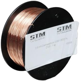Schutzgas Schweißdraht Stahldraht SG2 0,8mm CO2 MAG D100 1Kg