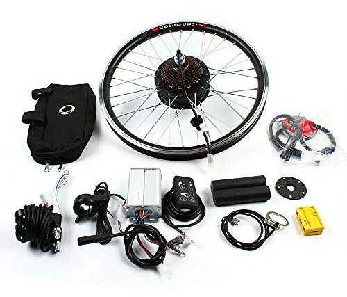 Futchoy 20 tums elcykel konverteringssats, elcykel konverteringssats för bakhjul 36 V 250 W Ebike elcykel konverteringssats 30 km/h