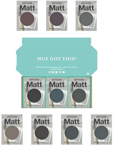 Rust-Oleum Wall Paint in Matt Finish - Moody Darks Tester Box