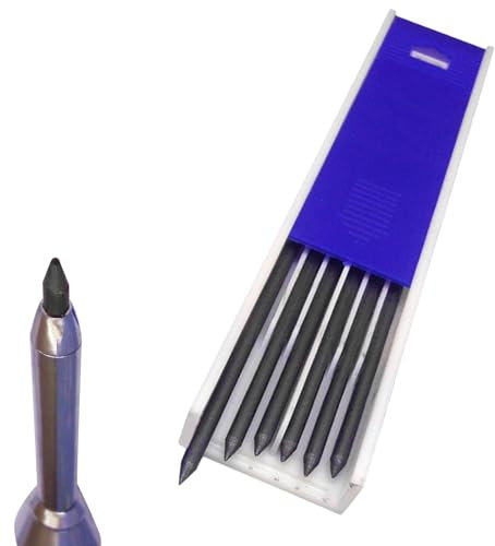 Solide Nachfüllminen für Druckbleistifte - Druckbleistifte für Zimmermannsminen mit 3 Farben,Solide Tiefloch-Ersatzstifte für mechanische Konstruktionen, Bleistiftminen für Holzbearbeitungszeichnungen