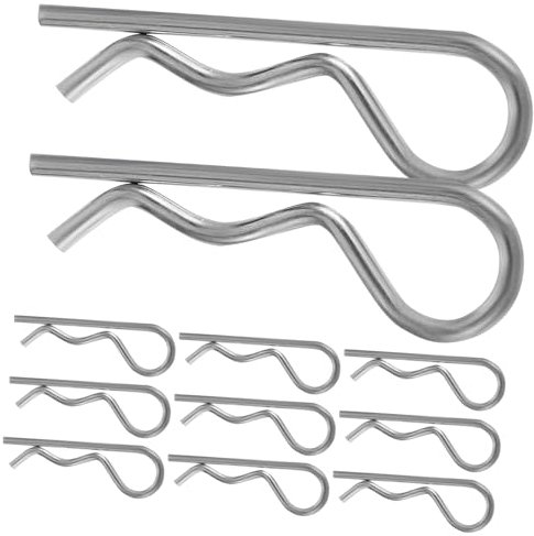 SEWOART 20 Pezzi Clip Per Perno Di Traino in Acciaio Inossidabile 304 Coppiglia Piccola Filo Di Fissaggio A Molla Forcina