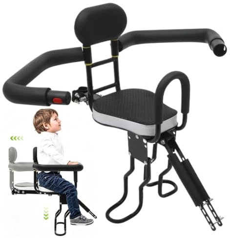 Barncykelsäte Bekväm och Ergonomisk Snabbkopplingsmekanism | Cykelmonterat Barnsadel För Utomhusresande Och Pendling Till Arbete Cykelåkning Vägresande Och Hopfällbar Cykel Cykelåkning