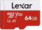 Lexar Tarjeta Micro SD 64 GB, hasta 100 MB/s de Lectura, A1, U3, C10, V30, 4K, Full HD, Tarjeta de Memoria con Adaptador SD, microSDXC UHS-I para teléfono, videocámara, Switch, GoPro, Tableta