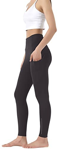 OVRUNS Pantalones de yoga para mujer, leggings de cintura alta para gimnasio, control de abdomen, entrenamiento, correr, ejercicio, gimnasio, fitness, leggings con bolsillo