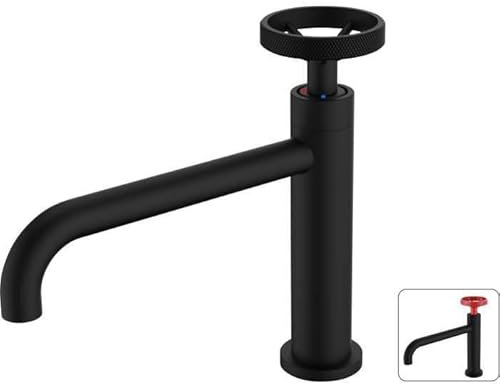 ROUSSEAU MITIGEUR LAVABO INDUSTRIEL BEC FIX NOIR