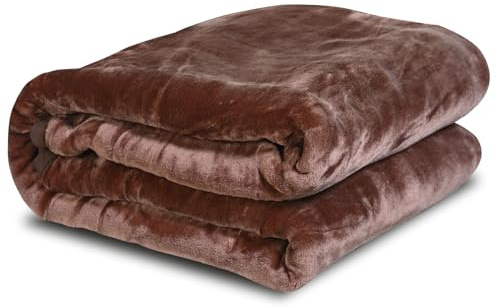 Medicline akrylfilt, tjock, slät, 160x200 cm (Brun)