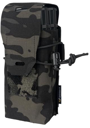 JENIZO Magazinbeutel Doppelmagazin-Tasche 5.56 MM Gewehrmagazin-Taschen Molle Double Stack Magazine Carrier Halterung