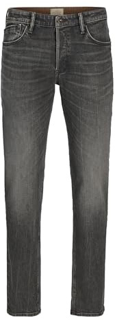 JACK & JONES Jean Coupe Tapered Jeans Tapered Fit Taille Moyenne Black Ink 30 30 Black Ink (US) 30 / L30