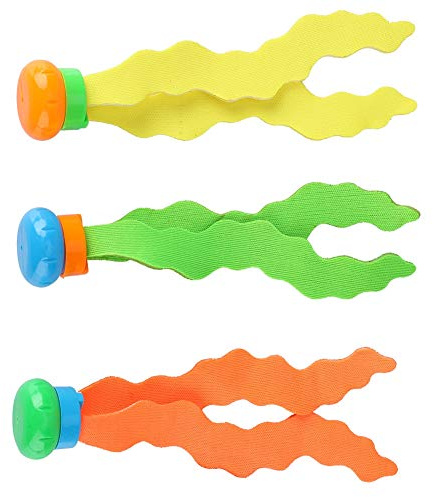 Ghzste Water Toys Pool Seaweed Toys 3pcs Children Pool Swimming Diving Seaweed Toys Swim Bath Training Water Toys