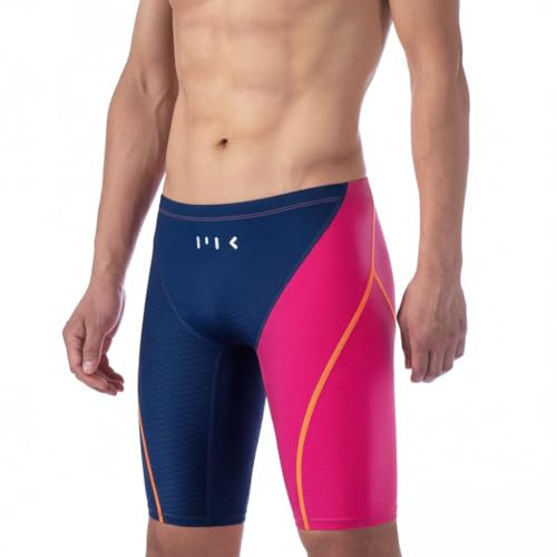 MY KILOMETRE Jammer de Natación Hombre – Bañador de Tejido Plano con Cordón Resistente al Cloro, Secado Rápido, Entrenamiento y Competición, UPF 50+