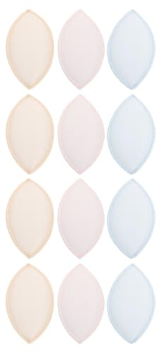 Holibanna 6 Pairs Washable Bra Inserts with Sponge Cotton, Women’s Push-up Bra Pads for Everyday Wear, Comfortable Wear-resistant Accessories, Random Color