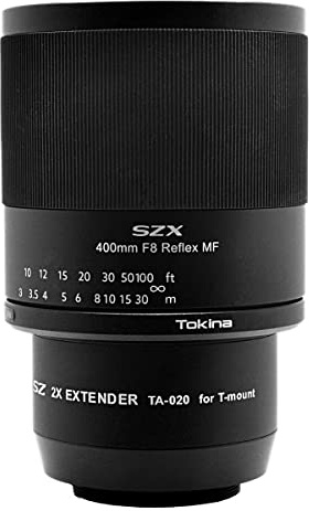 Tokina SZX-400mm + Extender 2X Nikon Z Mount, Negro