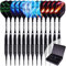 WIN.MAX Dartpfeile mit kunststoffspitze für elektronische dartscheibe 12 Stück Soft Darts Pfeile Set,18 Gramm Profi Softdarts