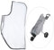 Golftasche Regenhülle, 121x63cm Wasserdichte Transparent PVC Golf Regenhaube schützende Golf Reisetasche Cape Cover Tragbares Golfschutz Zubehör für Golf Schiebewagen Golf Trolley Regenschutzhüllen