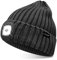 COTOP Gorro con LED, Regalo Unisex para Hombres y Mujeres, Invierno Cálido Manos Libres Iluminado para Correr, Camping, Senderismo, Actividades Nocturnas
