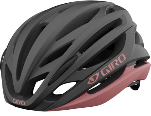 Giro Syntax MIPS Adult Road Cycling Helmet - Matte Metallic Coal/Dusty Rose, Small (51-55 cm)