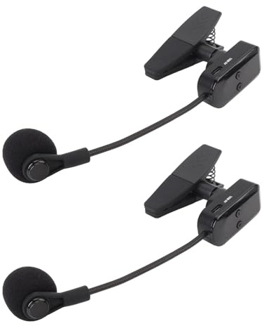 KKPLZZ saxofon radiomikrofon 2,4 G-clip-on saxofon mikrofonsystem för scenframträdanden