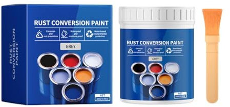 Rtyweth Pintura de conversión de óxido para el hogar, pintura a base de agua, cambio de color, protección contra el desgaste, resistente al óxido, paisajismo y jardín