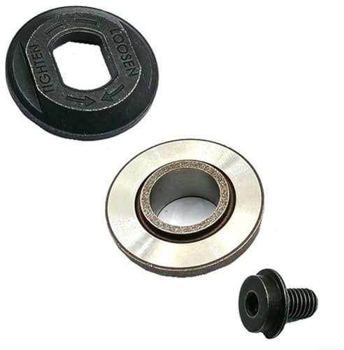 ZAMETTER Set di flange per sega circolare professionale Set di flange per sega circolare Strumento elettrico Flange esterne interne Kit rondella per DCS391 DC390 Componenti di ricambio per utensili