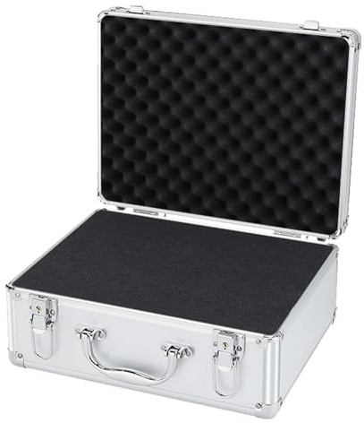 Vattentät hårväska resväska, aluminiumväska | Truck Storage Organizer Chest - Handtag Design Inbyggd Precision Instrument resväska med säkerhetslås för kvinnor