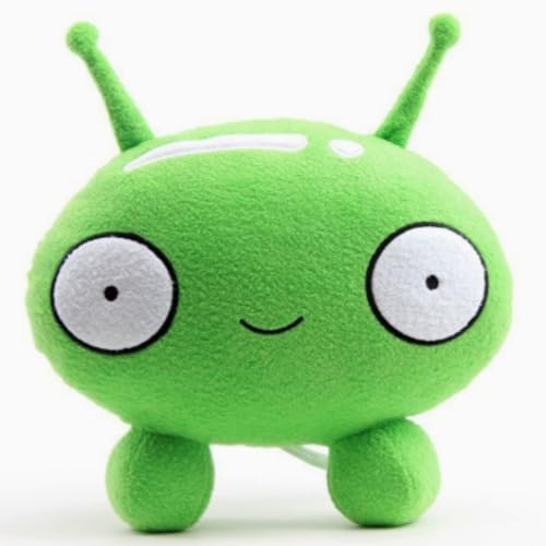 Tikwisdom 25cm Cute Final Spacing Mooncake Plush Toy, Soft Kawaii Film Figure Toy Filled Plush Doll for Kids Birthday Gift