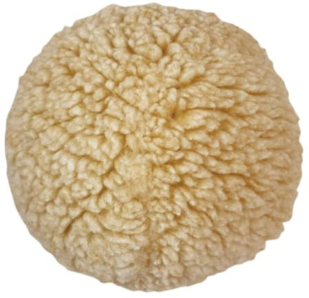 HuggleHounds Plush Ball Dog Toy - Fuzzy Round Ball Dog Toy with Soft Fleece, Durable Stuffed Plush for Small and Large Breeds - 8 HuggleFleece, Large