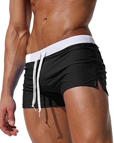 Kfnire Herrshorts, badbyxor snabbtorkande strand surfing löpning badshorts boxershorts kalsonger