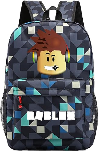 Sac à dos Robllox, sac à dos Robllox, cartable de grande capacité, cartable, sac à dos adapté