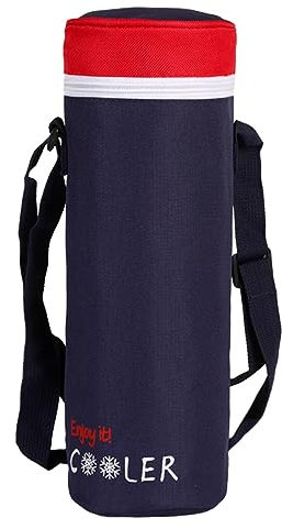 Sac Isotherme Harilla Porte-Bouteille d'eau avec Sangle réglable Oxford Sac Isotherme pour Randonnée, Li Rouge
