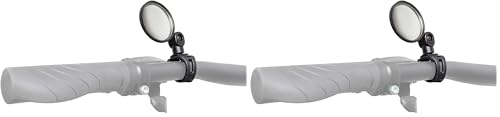 M-Wave Spy Mini Miroir de vélo 3D Noir Taille Unique (Lot de 2)