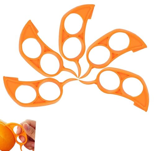 Sbucciatore per arance, 5 rimuovi agrumi, affettaverdure, strumenti per sbucciare frutta, gadget da cucina per agrumi, pompelmo, arancia, limone