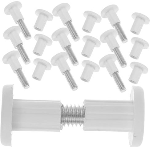 HOMSFOU 50piezas Kit De Sujetadores Tornillos Union Muebles Armarios Fijaciones Tablero