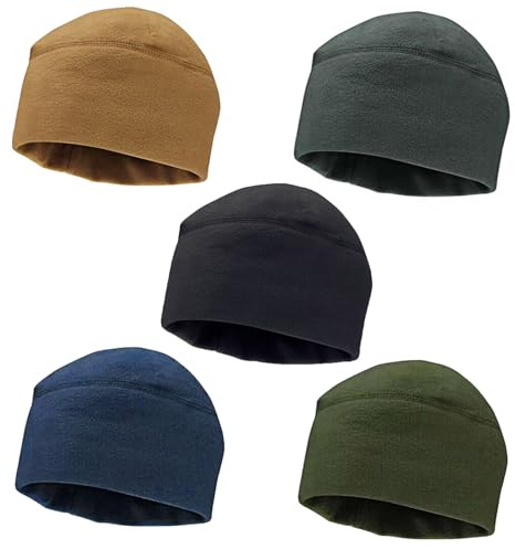 ZHENGCI Unisex inverno tinta unita morbido caldo orologio cappello in pile ispessito antivento copricapo all'aperto