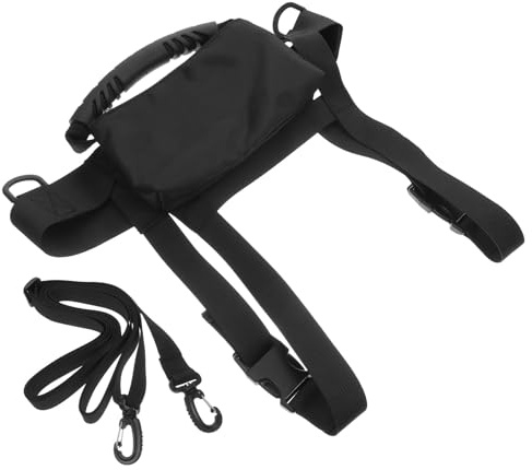 SUPVOX Imbracatura da Sci con Cinghia di Trazione Regolabile in Nylon Resistente, Cintura di Sicurezza Anticaduta per Apprendimento Sci e Pattinaggio, Supporto per Stabilità e Controllo