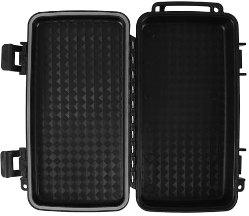 Gatuida Tool Box Rolling Portable Hard Case with Thickened Plastic and Reliable Locking System Waterproof for Outdoor Tool Storage 8.7 X 5.3 X 2 Inches