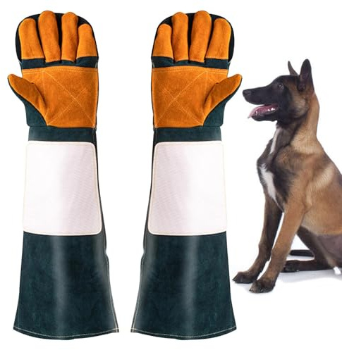 Genérico Guantes anti-mordida - Genere confianza y proteja sus manos de aseo para gatos | acolchados multifuncionales lavado perros, arañazos gatos, halcones, agarres, rep
