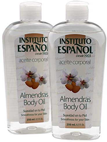 Instituto Español Almond Body Oil, Smoothness for your Skin, 2-Pack Of 8.5 FL Oz each, 2 Bottles